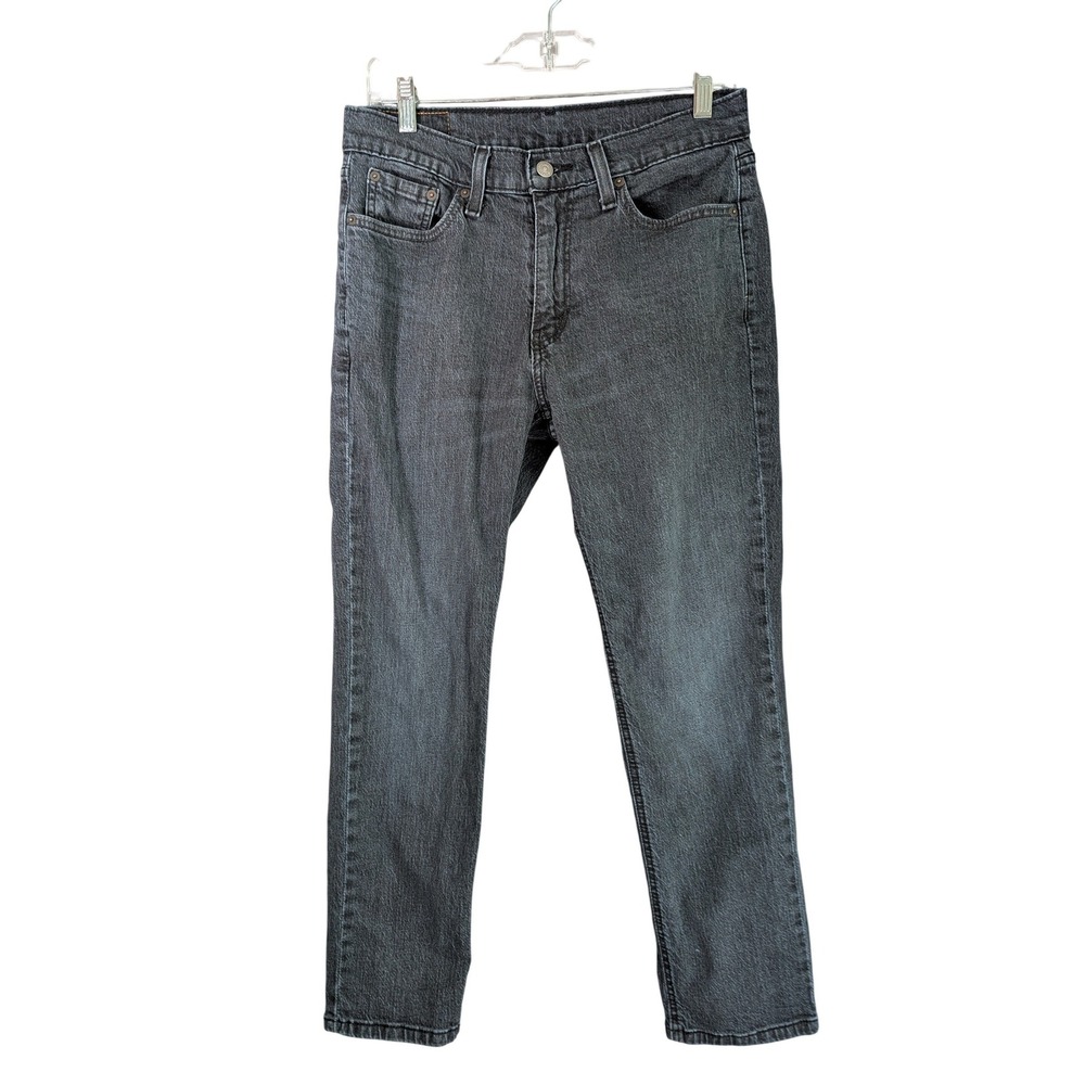 Levis 541 Athletic Taper Jeans Mens 30x30‎ Charcoal Gray Faded Black Denim Jeans